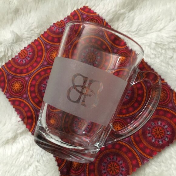 Bailey's Original Irish Cream Glass Etched Coffee Mug With Frosted Logo - Picture 6 of 6